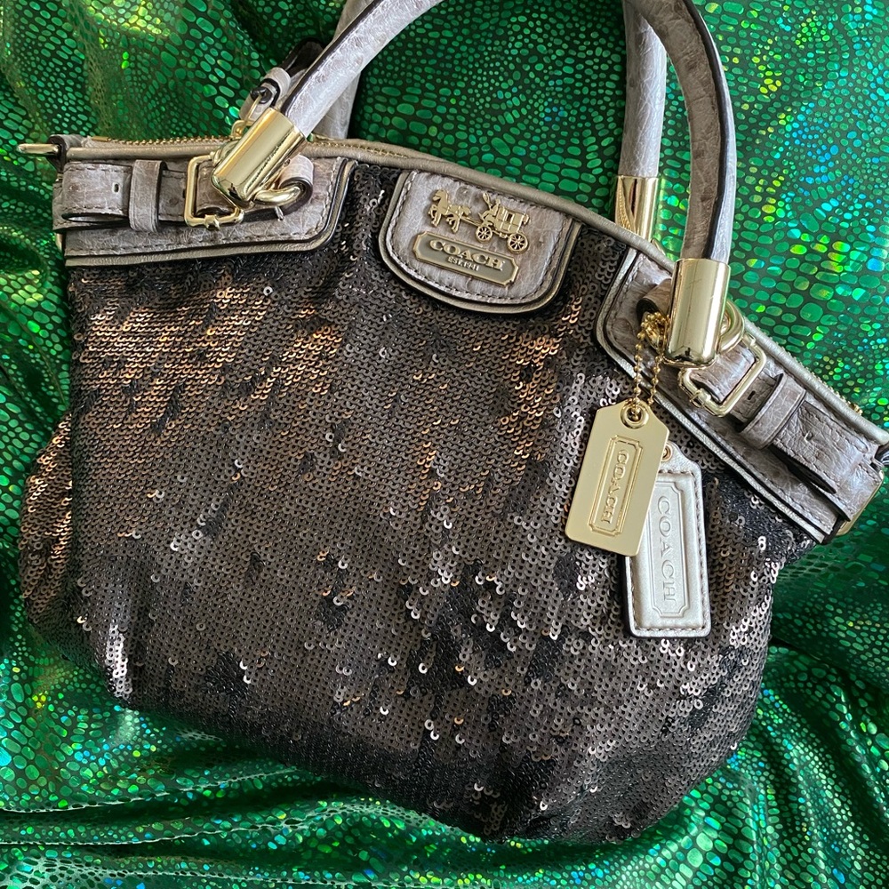 NWOT Coach Madison Sequin Mini With Wristlet~ON SALE NOW!!!!